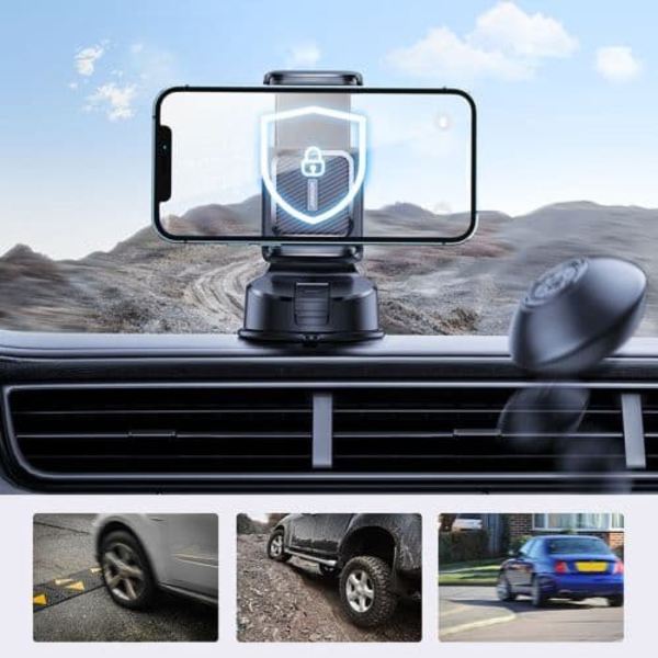 Joyroom Car Mount Holder (Dashboard Version with Suction Cup) 4.5 - 6.7 inch, Black (JR-ZS284)