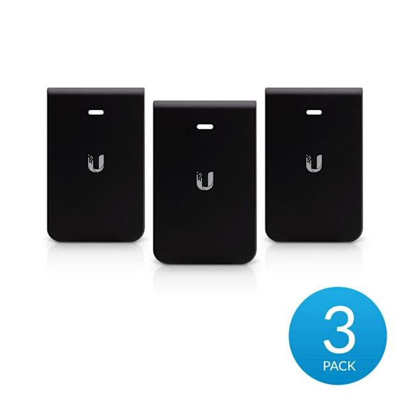 Ubiquiti AP-In-Wall-HD Cover for Access Point In-Wall HD - Black - 3-Pack