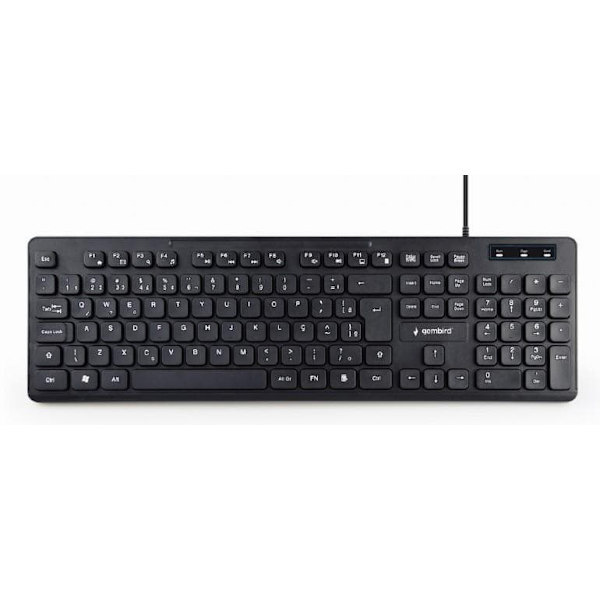 Gembird KB-MCH-04-RU Keyboard USB / RU Svart