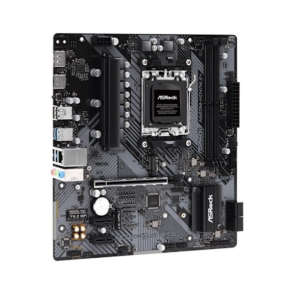 ASRock A620M-HDV/M.2+ | Processor family AMD | Processor socket AM5 | DDR5 | Supported hard disk drive interfaces SATA, M.2 | Number of SATA connector