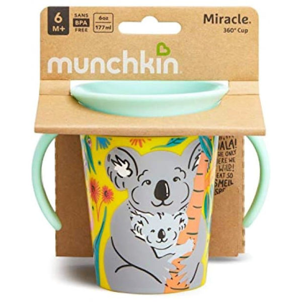 MUNCHKIN WildLove Trainer Cup, Miracle 360,  6m+, 177 ml koala,, 05183201