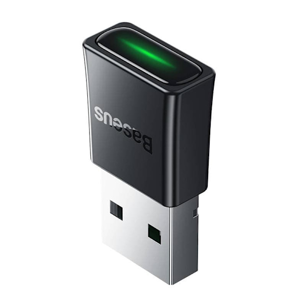 Baseus HUB BA07 Bluetooth USB Adapter BT 5.3, with LED indicator, 20m range, Black (ZJBA010001)