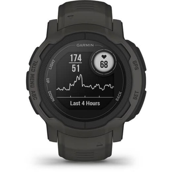 Garmin Instinct 2 2.29 cm (0.9") MIP 45 mm Digital 176 x 176 pixels Graphite GPS (satellite)