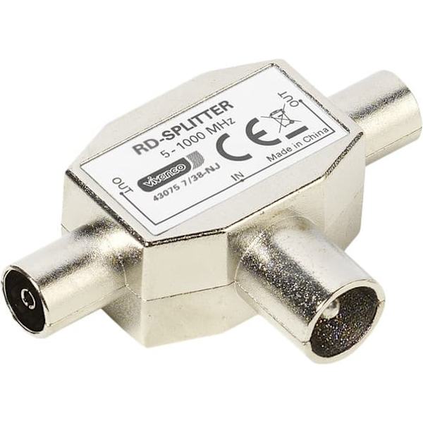 Vivanco radio two-way splitter (48075)