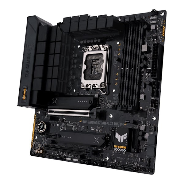 ASUS TUF GAMING B760M-PLUS WIFI D4 / Intel B760 / LGA1700 /4x DDR4 / 2x M.2 / DP / HDMI / 1x USB-C / WIFI / mATX