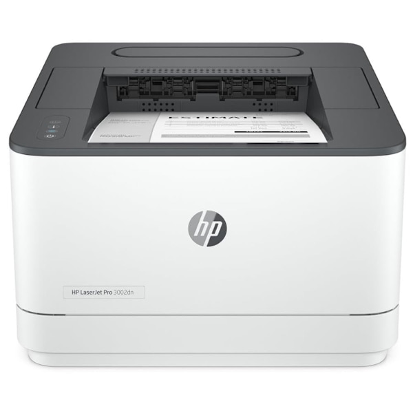 HP LaserJet Pro 3002dn Printer - A4 Mono Laser, Print, Auto-Duplex, LAN, 33ppm, 350-2500 pages per month