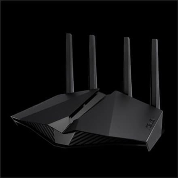 ASUS RT-AX82U wireless router Gigabit Ethernet Dual-band (2.4 GHz / 5 GHz) Black Sort