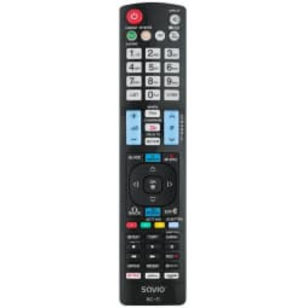 Savio RC-11 remote control IR Wireless TV Press buttons Sort