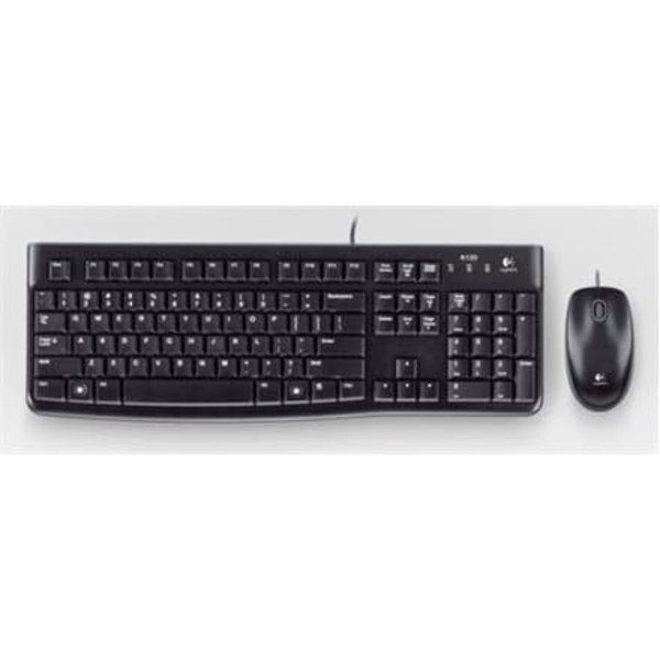 LOGITECH MK120 Corded Combo - BLACK - USB - US INT'L - EER