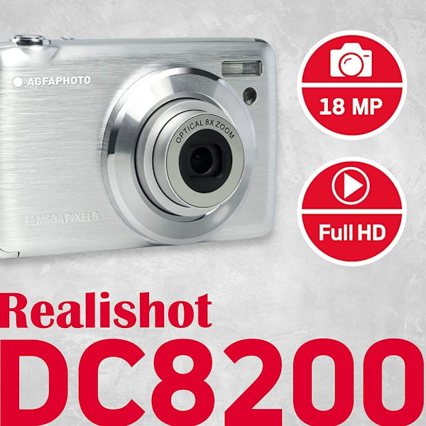 AgfaPhoto Realishot DC8200, silver