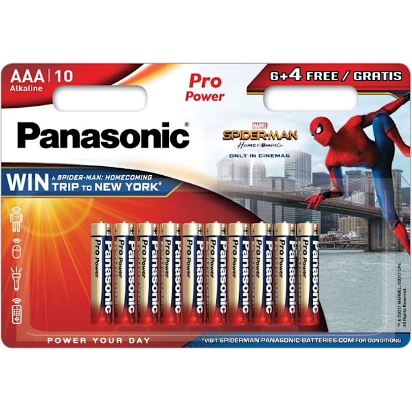 Panasonic Pro Power battery LR03PPG/10B (6+4pcs)