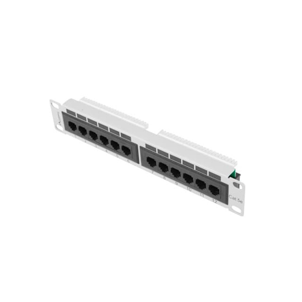 Lanberg PPU5-9012-S patch panel 1U Grå