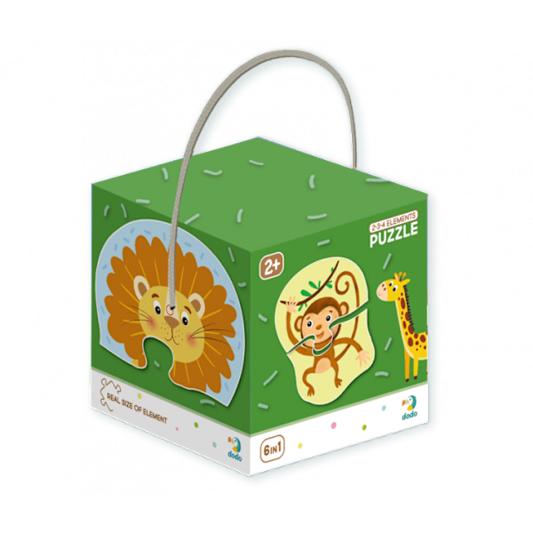 DODO puzzle 2-3-4 elements Animals D, 300153
