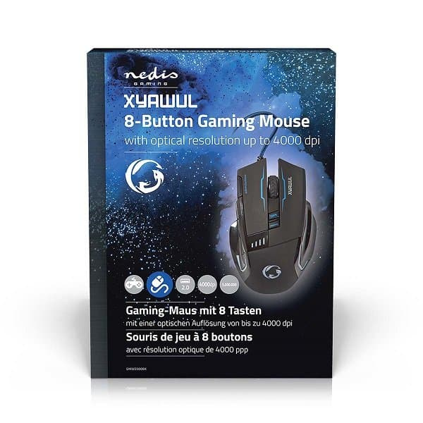 Nedis GSPR21022BK Gaming Speaker 2.2 with USB power supply / 3.5 mm / 48W / LED