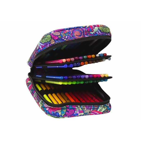 Little Artist's Set in a Pencil Case, Crayons, 72 pcs.
