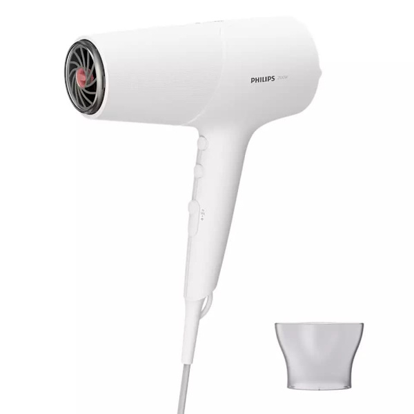 Philips | Hair Dryer | BHD500/00 | 2100 W | Number of temperature settings 3 | Ionic function | White Hvid