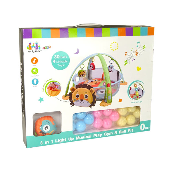 Educational Mat Lion Playpen Balls for Baby