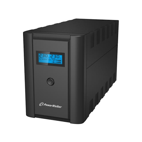 PowerWalker VI 1200 LCD/FR Line-Interactive 1.2 kVA 600 W 4 AC outlet(s) Sort