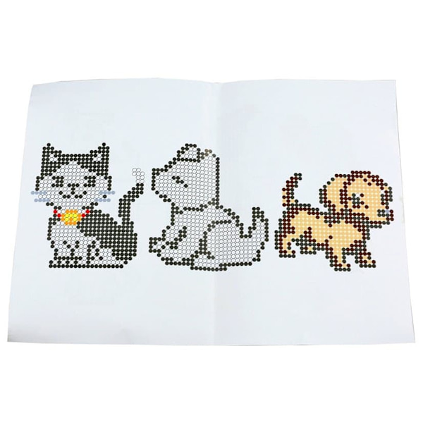 Mosaic Beads Set Dog and Cat 6000pcs