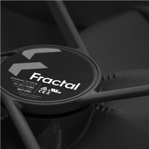 Chłodzenie obudowy FDE Dynamic X2 GP-18 PWM Black 180mm