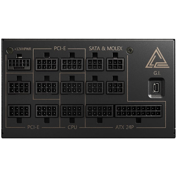 MSI MEG AI1300P PCIE5 power supply unit 1300 W 24-pin ATX ATX Black Sort