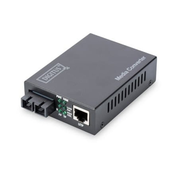 DIGITUS DN-82020-1 - fiber media converter - 10Mb LAN, 100Mb LAN