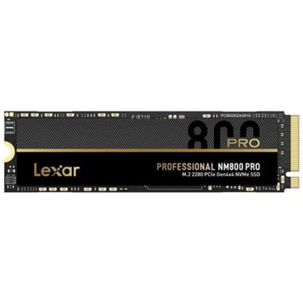 SSD|LEXAR|1TB|Heatsink M.2|PCIe Gen4|NVMe|Write speed 6300 MBytes/sec|Read speed 7500 MBytes/sec|10mm|MTBF 1500000 hours|LNM800P001T-RN8NG