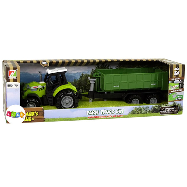 Tractor Detachable Farm Trailer Sound Green