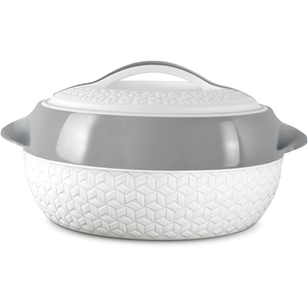 Milton casserole Matrix 3.5L, grey/white