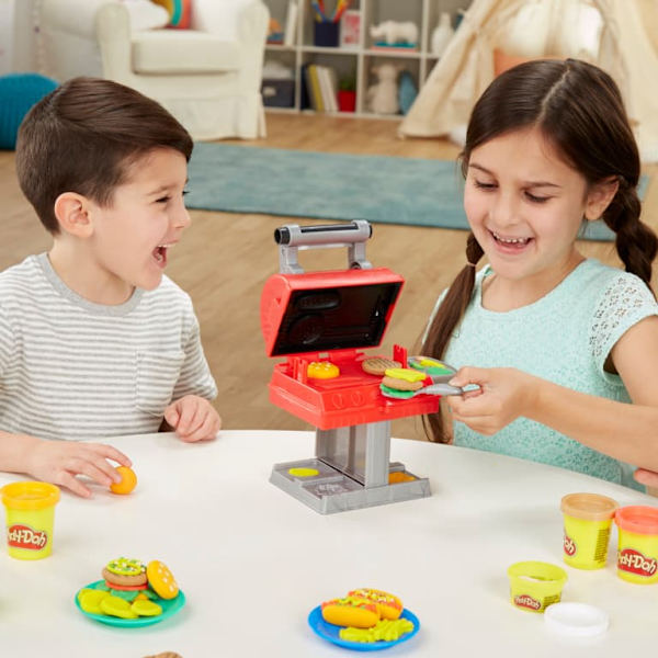 PLAY DOH plasticine set Grill and Stamp, F06525L0