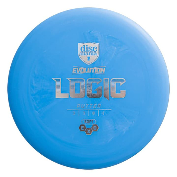 Discgolf DISCMANIA Putter SOFT EXO LOGIC Evolution Blue 3/3/0/1
