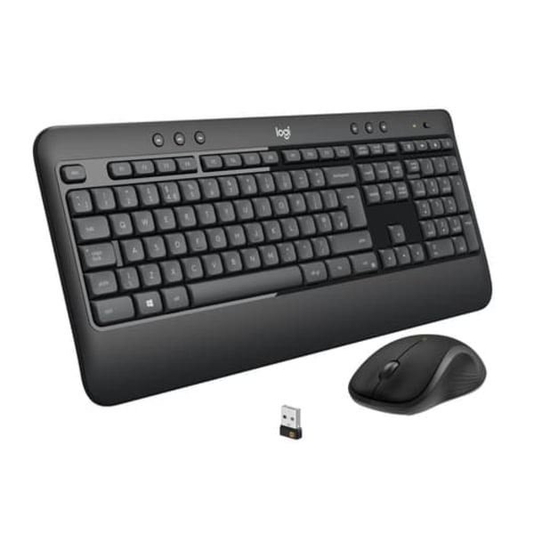 MK540 ADVANCED WRLS COMBO/CH CENTRAL Sort, Hvit