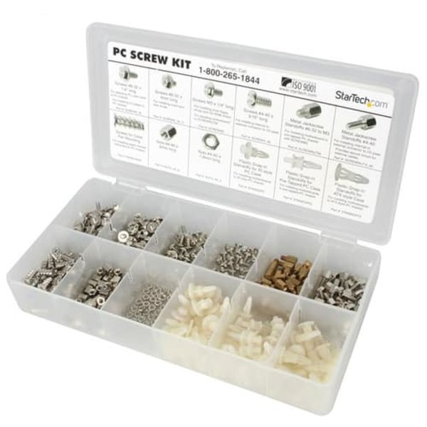ASSORTMENT OF SCREWS NUTS AND