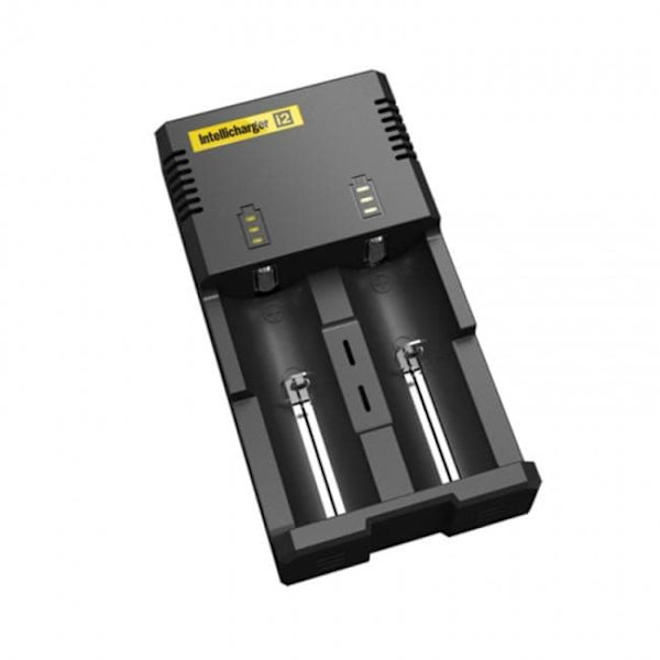 Universal Charger i2 LiIon & NIMH 18650; CR123; AA; AAA; C;D  NITECORE Sort