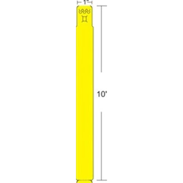 Wristband, Polypropylene, 1x10in (25.4x254mm); Direct thermal, Z-Band Fun, Adhesive closure, 1in (25.4mm) core, 350/roll, 4/box, Yellow