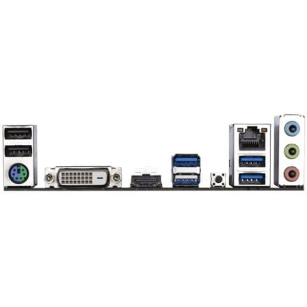 GIGABYTE A520M H Motherboard - Supports AMD Ryzen 5000 Series AM4 CPUs, 4+3 Phases Pure Digital VRM, up to 5100MHz DDR4 (OC), PCIe 3.0 x4 M.2, GbE LAN