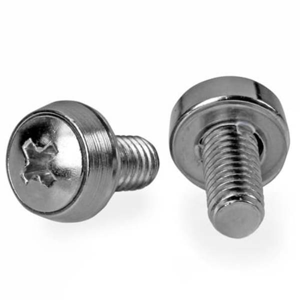 StarTech.com M6 x 12mm - Screws - 100 Pack - M6 Mounting Screws for Server Rack & Cabinet (CABSCREWSM62) - screw kit