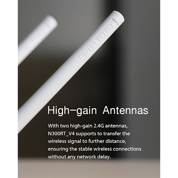 TOTOLINK N300RT V4 wireless router Fast Ethernet Single-band (2.4 GHz) White