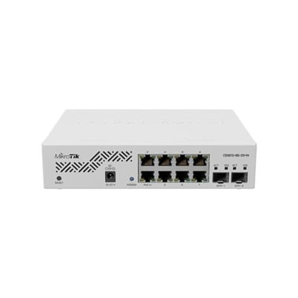MikroTik | Cloud Router Switch | CSS610-8G-2S+IN | Web managed | Rackmountable | Gigabit Ethernet (copper) ports quantity 8 | SFP+ ports quantity 2 Vit