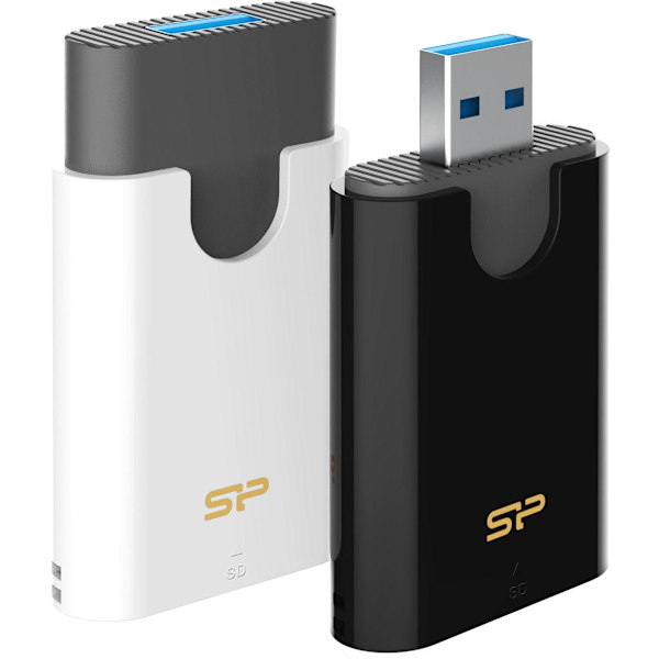 Silicon Power memory card reader Combo USB 3.2, black
