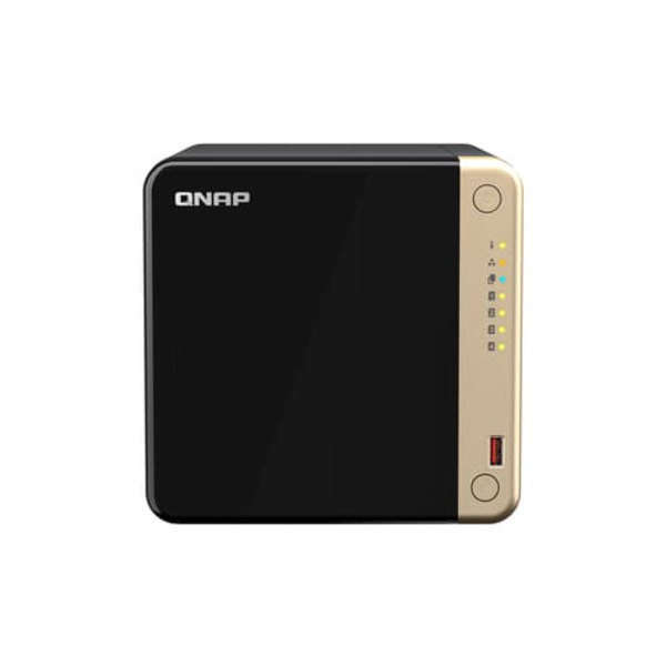 QNAP TS-464 NAS Tower Intel® Celeron® N5095 8 GB DDR4 QNAP QTS Black Sort