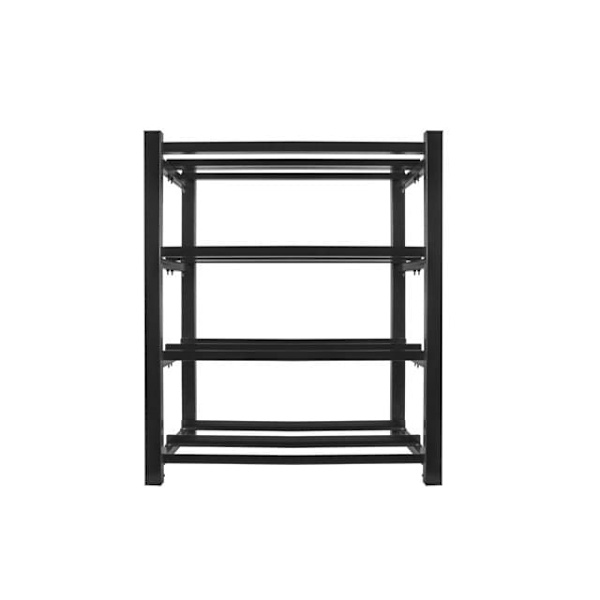 Battery frame for UPS 830x454 2 rows 4 levels 8 shelves black flat pack