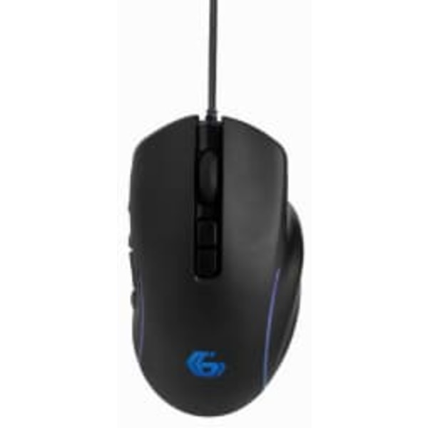 Datorpele Gembird USB Gaming RGB Backlighted Mouse Black Svart