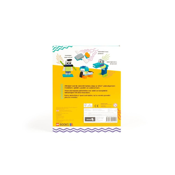 LEGO ICONIC Activity Book "5-Minute Builds"- Latvian