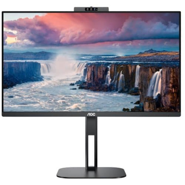 AOC | USB-C Monitor with Webcam | 24V5CW/BK | 23.8 " | IPS | FHD | 16:9 | 75 Hz | 1 ms | 1920 x 1080 | 300 cd/m² | HDMI ports quantity 2 | Black