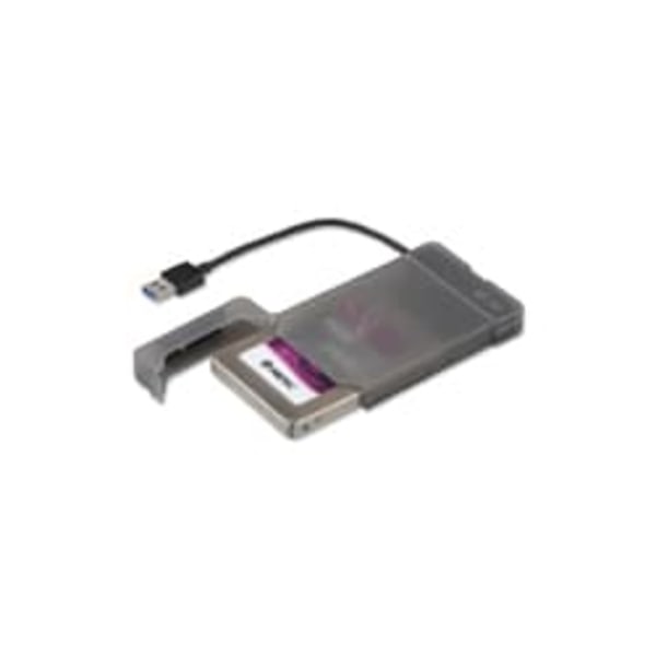 I-TEC USB EXTERNAL CASE 2.5IN/SATA I/II/III HDD SSD BLACK Sort