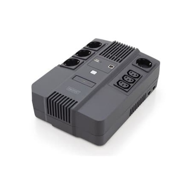 All-in-One USV, 800VA/480W,LED Sort