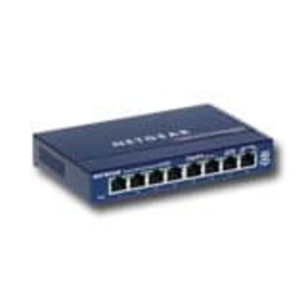 NETGEAR Gigabit Switch 8xRJ45 10/100/1000 8port Lifetime Warranty EN