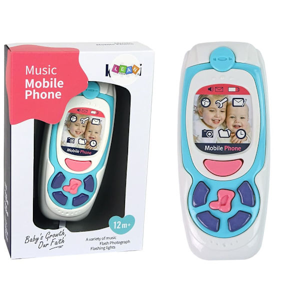 Children's Educational Mobile Phone Melody Blue