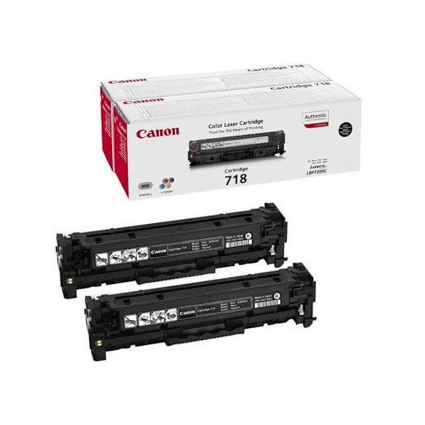 718 BLACK CARTRIDGE CRG 6800P/718 BK VP (2PK)